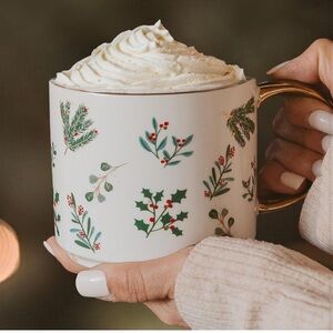 Sweet Water Decor Mug with Gold Handle